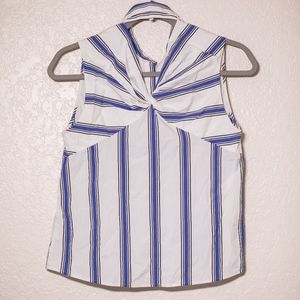 Rebecca Minkoff striped button down tank top